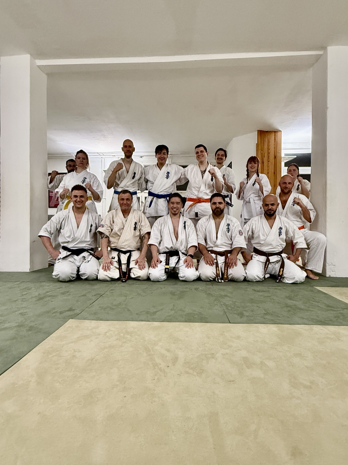 Adults of the Shinzen Dojo community after training